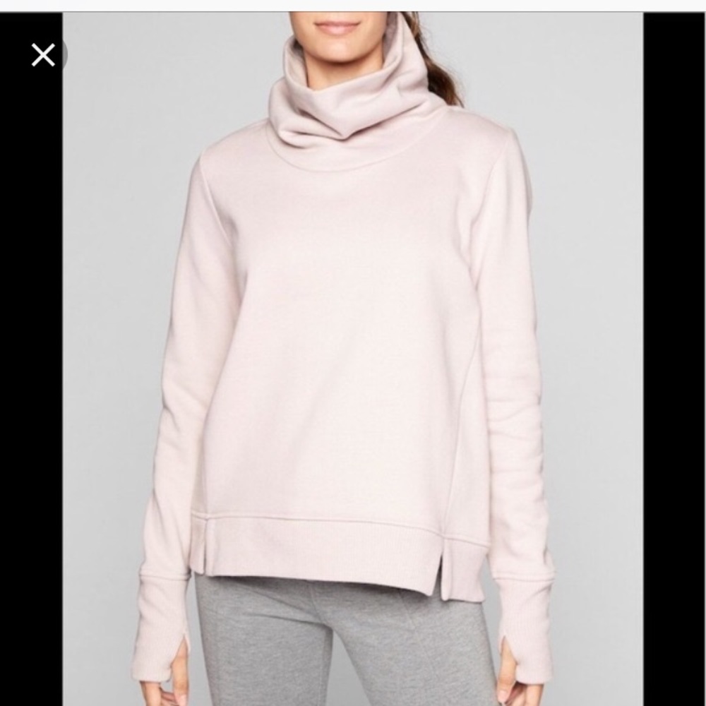 Athleta funnel cowl neck pullover